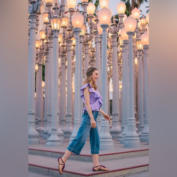 Petersyn Lavender Tate Top EUC Sz Small - Picture 7 of 16